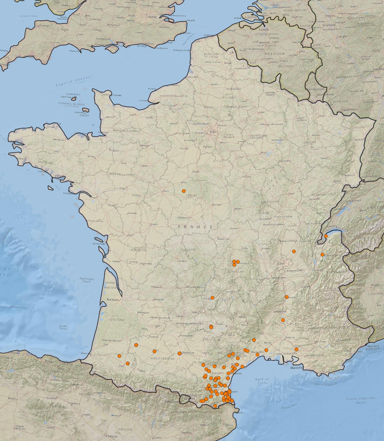 Répartition des opérations réalisées